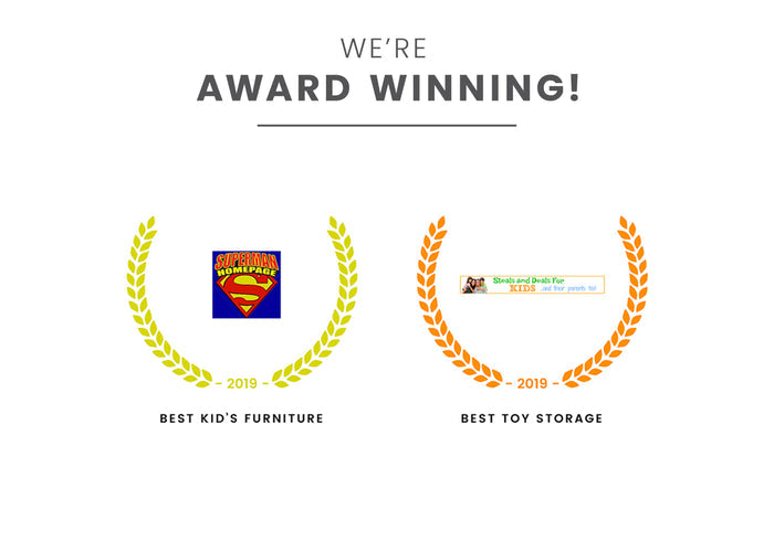 Delta Children Style 1 Super Friends (Batman | Robin | Superman | Wonder Woman | The Flash) Multi-Bin Toy Organizer