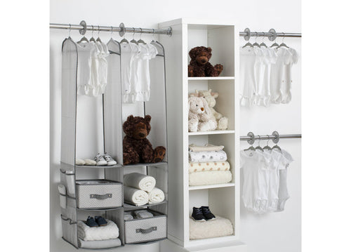 Delta Children Grey (063) 48-Piece Nursery Storage Set (SS2056), Room, b1b