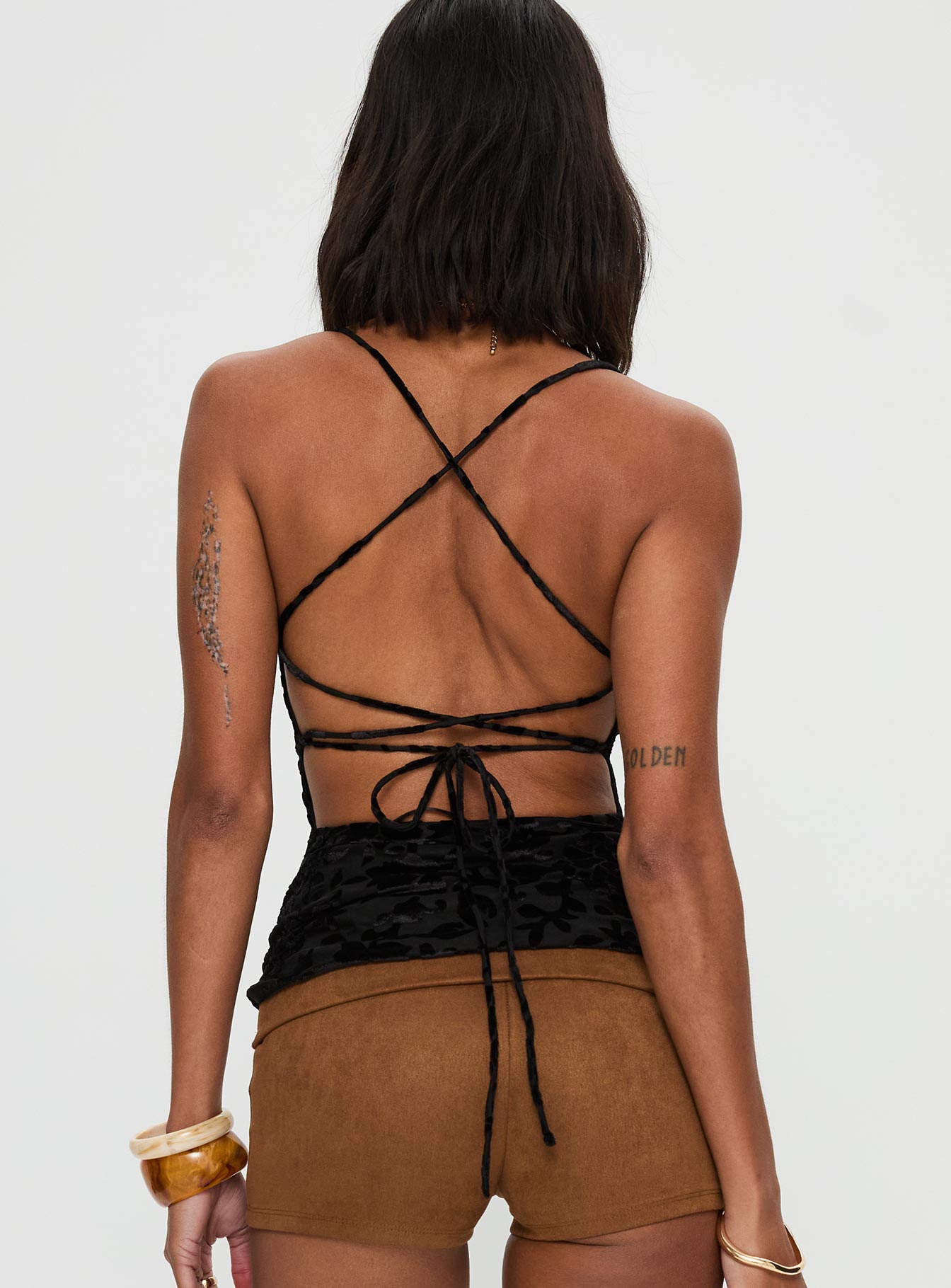 Celena Halter Top Black