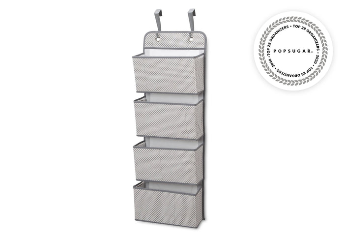 Delta Children Infinity Light Grey (063) 4-Pocket Hanging Wall Organizer