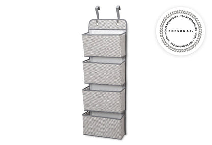 Delta Children Infinity Light Grey (063) 4-Pocket Hanging Wall Organizer