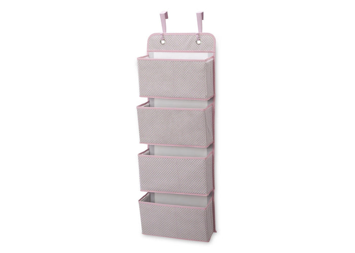 Delta Children Infinity Pink (693) 4-Pocket Hanging Wall Organizer c2c