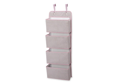 Delta Children Infinity Pink (693) 4-Pocket Hanging Wall Organizer c2c