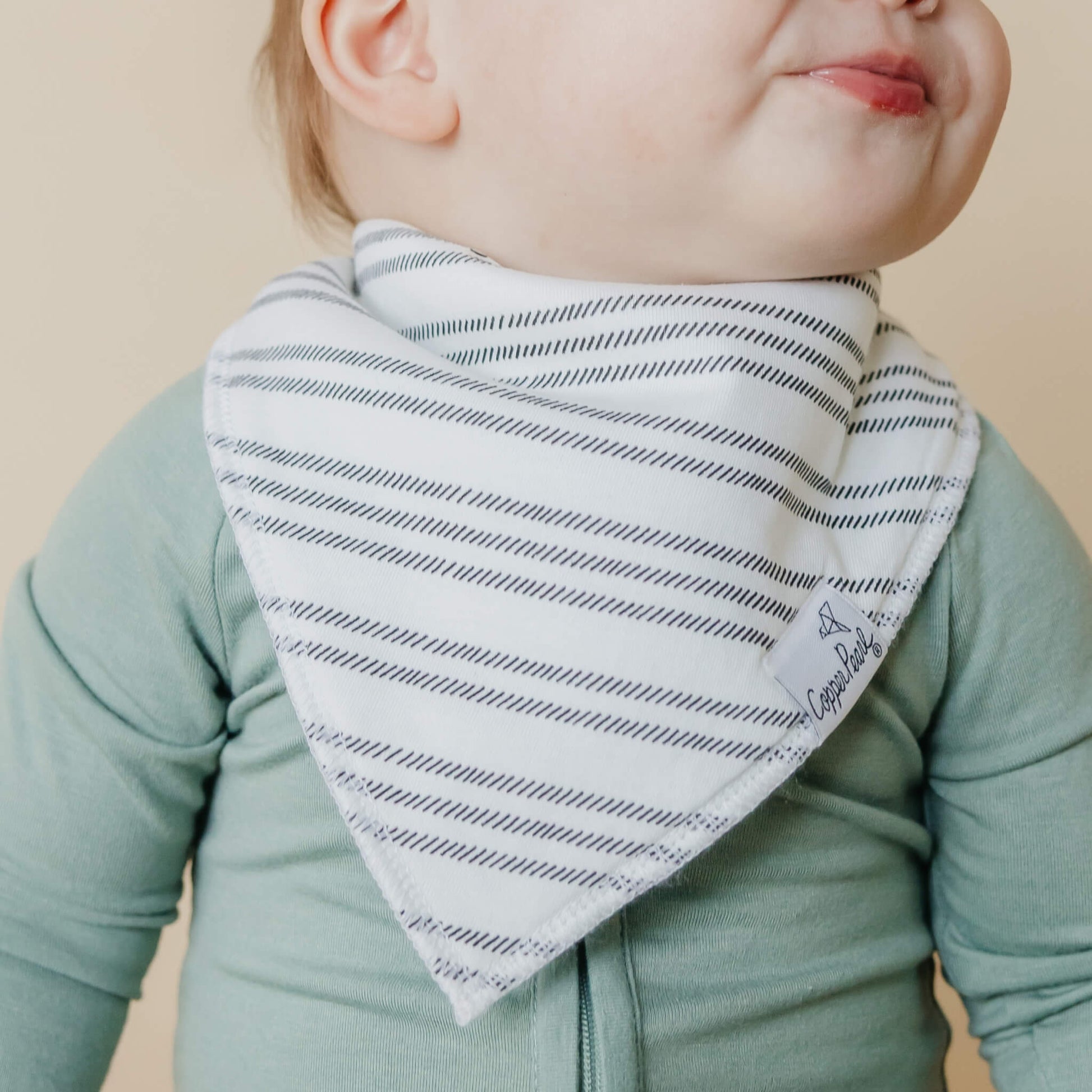 4 Pack Baby Bandana Bibs - Chip