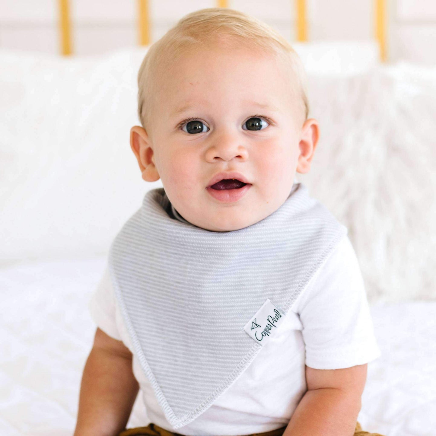 4 Pack Baby Bandana Bibs - Lennon