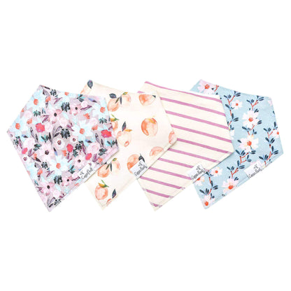 4 Pack Baby Bandana Bibs - Morgan