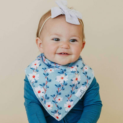 4 Pack Baby Bandana Bibs - Morgan