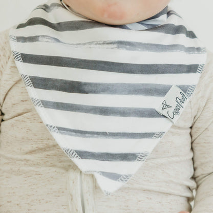 4 Pack Baby Bandana Bibs - Noah