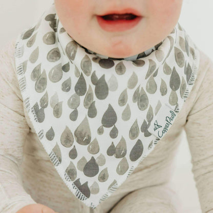 4 Pack Baby Bandana Bibs - Noah
