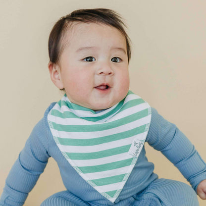 4 Pack Baby Bandana Bibs - Oxford