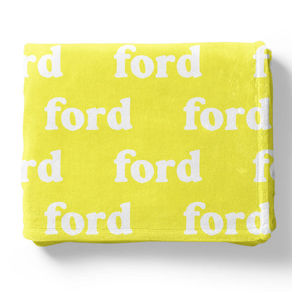 Personalized Color Blanket | Neon Lights