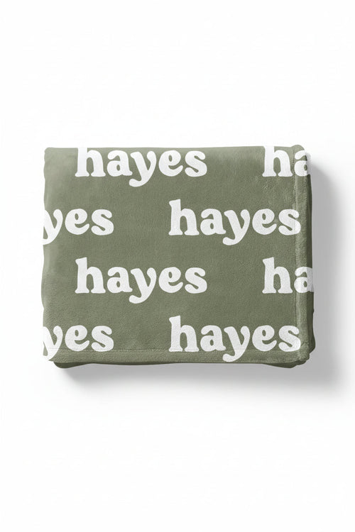 Personalized Color Blanket | Fern