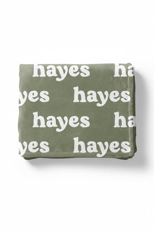 Personalized Color Blanket | Fern