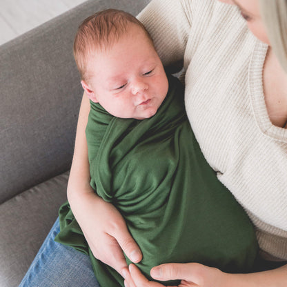 Knit Swaddle Blanket - Alder