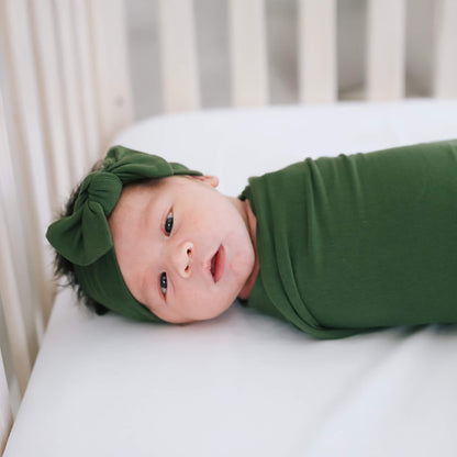Knit Swaddle Blanket - Alder