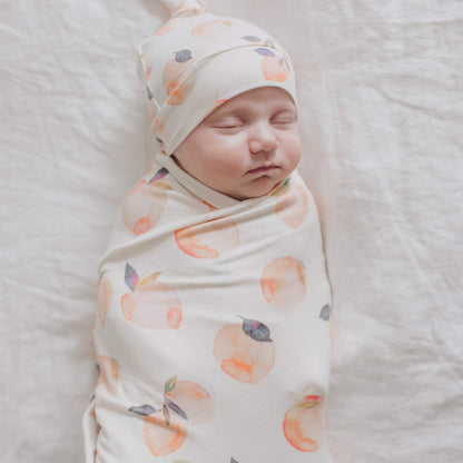 Knit Swaddle Blanket - Caroline
