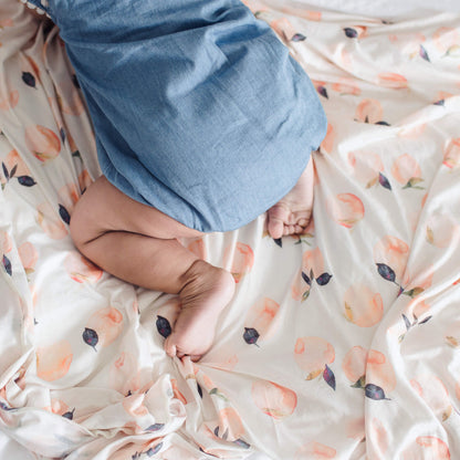Knit Swaddle Blanket - Caroline