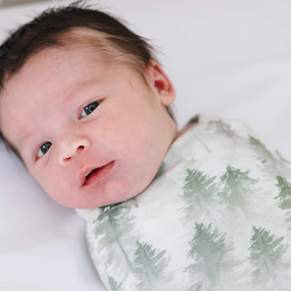 Knit Swaddle Blanket - Evergreen