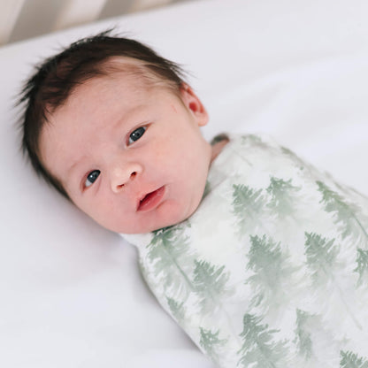 Knit Swaddle Blanket - Evergreen