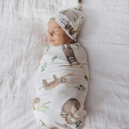 Knit Swaddle Blanket - Noah