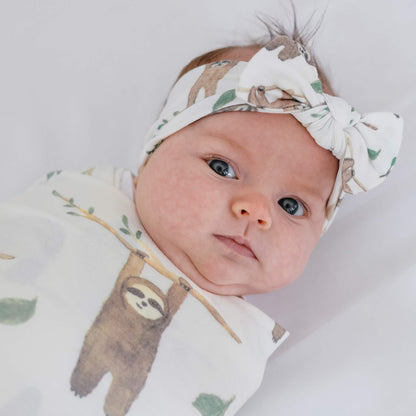 Knit Swaddle Blanket - Noah