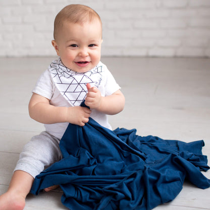 Knit Swaddle Blanket - River