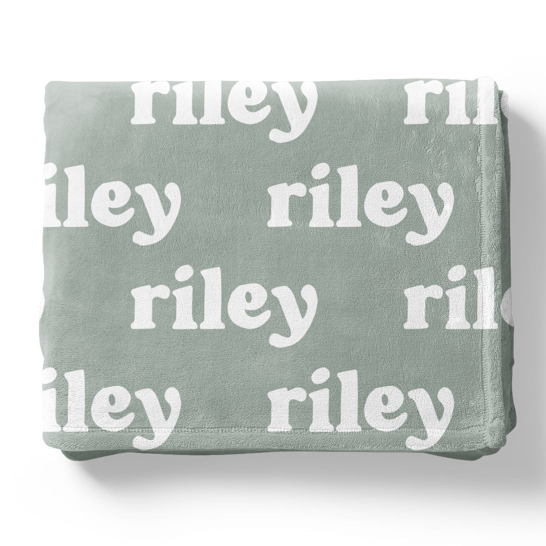 Botanicals Personalized Color Blanket