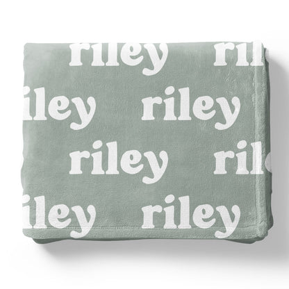 Botanicals Personalized Color Blanket