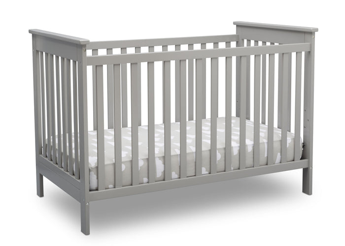 Delta Children Grey (026) Adley 3-in-1 Crib (W102130) Right Silo a3a