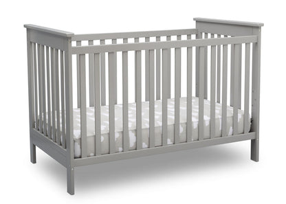 Delta Children Grey (026) Adley 3-in-1 Crib (W102130) Right Silo a3a