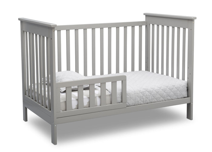 Delta Children Grey (026) Adley 3-in-1 Crib (W102130) Toddler Bed a4a