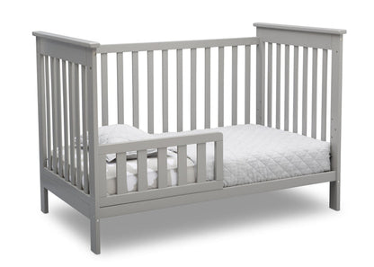 Delta Children Grey (026) Adley 3-in-1 Crib (W102130) Toddler Bed a4a