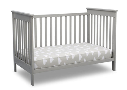 Delta Children Grey (026) Adley 3-in-1 Crib (W102130) Daybed a5a