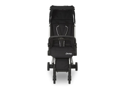 Jeep Jet Black (2095) Arrow Travel Stroller, Front Silo View
