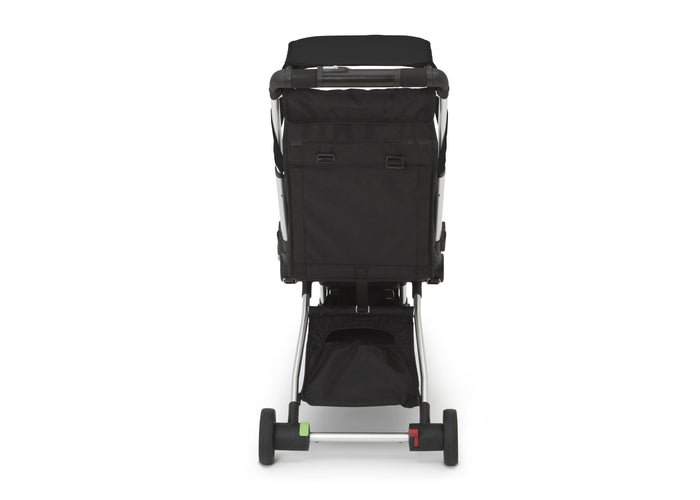 Jeep Jet Black (2095) Arrow Travel Stroller, Rear Silo View