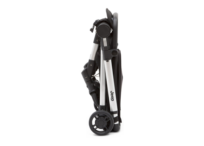 Jeep Jet Black (2095) Arrow Travel Stroller, Folded View