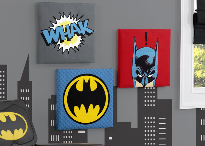 Delta Children Batman (1200) Wall Art Set (TR80047BT) Hangtag, a1a