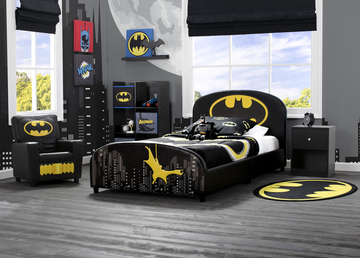Delta Children Batman (1200) Soft Area Rug with Non-Slip Backing (TR80048BT),