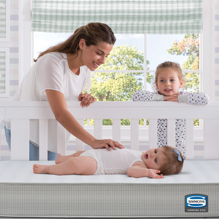 Beautyrest Silver Slumber Nights Crib and Toddler Mattress, Lifestyle View