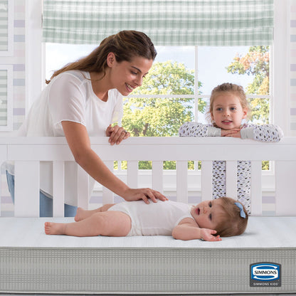 Beautyrest Silver Slumber Nights Crib and Toddler Mattress, Lifestyle View