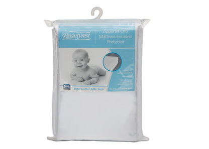 Simmons Kids BeautyrestÂ® Zippered Crib Mattress Encased Protector (B27030-0001), a1a No Color (NO)
