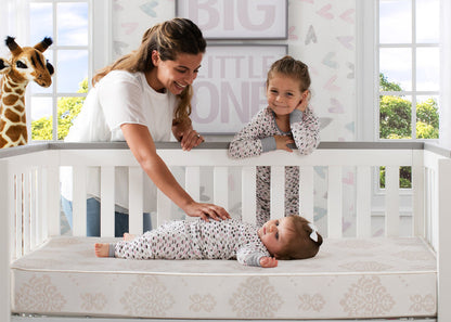 BeautySleep Naturally Willow Crib and Toddler Mattress No Color (NO)