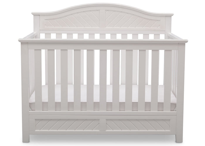 Delta Children Bianca (130) Bennington Elite Curved 4-in-1 Crib Front View a2a