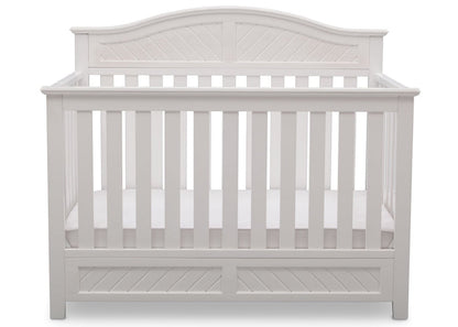 Delta Children Bianca (130) Bennington Elite Curved 4-in-1 Crib Front View a2a