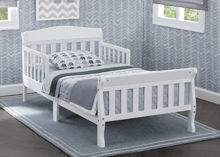 Delta Children Canton Toddler Bed White (100) hangtag a1a