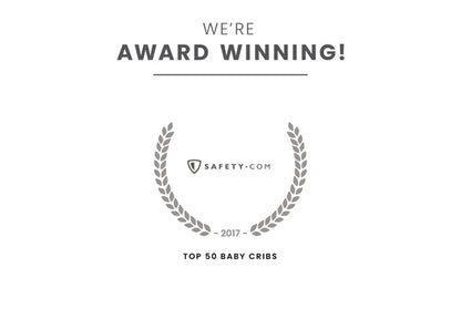 Award badge for Top 50 Baby Cribs Black 001