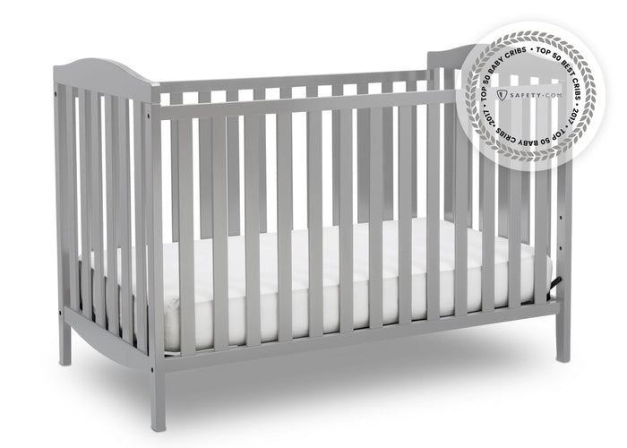 Delta Children Grey 026 Capri 3-in-1-Crib (6922), Crib, a2a with badge