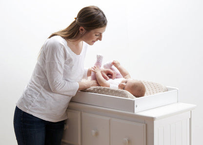 Delta Children White Ambiance (108) Changing Top, in Setting a0a