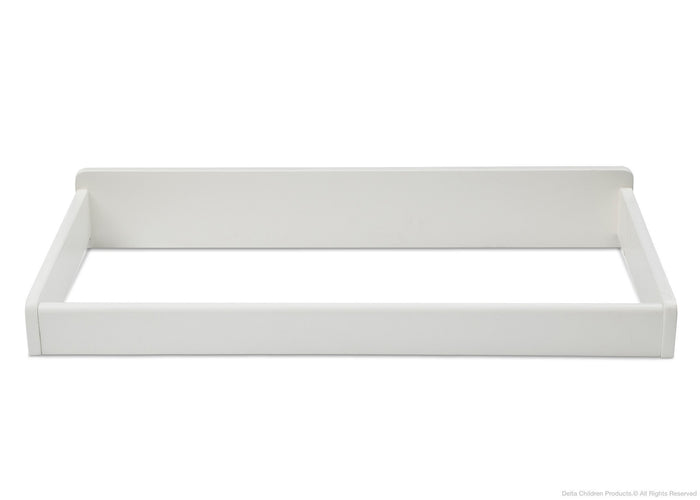 Delta Children White Ambiance (108) Changing Top, Front View a1a