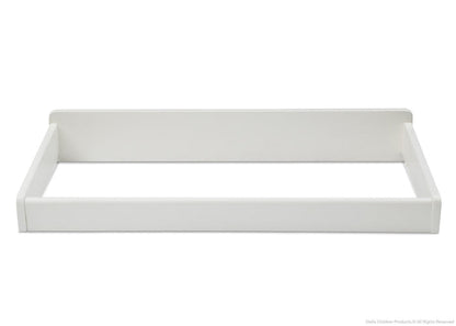 Delta Children White Ambiance (108) Changing Top, Front View a1a